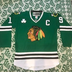 Reebok Blackhawks St. Pat’s Day #19 Toews